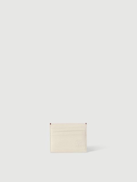 Brunello Cucinelli Fine grain calfskin card holder