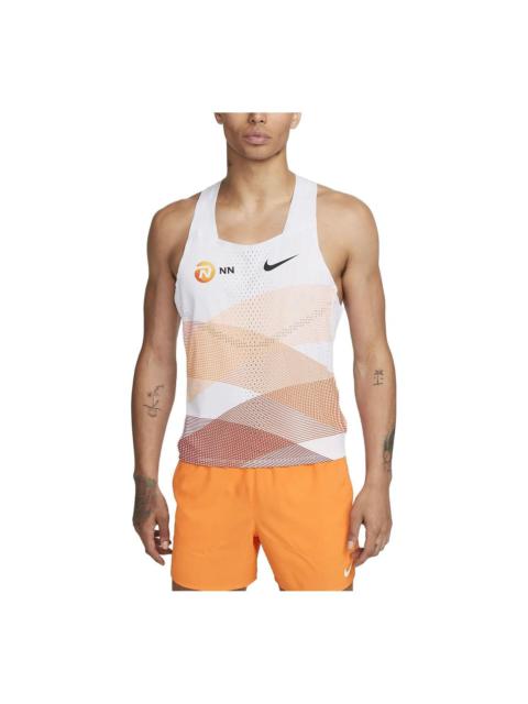 Nike 나이키 AeroSwift NN 싱글트 'White Orange' DV7714-100 실행