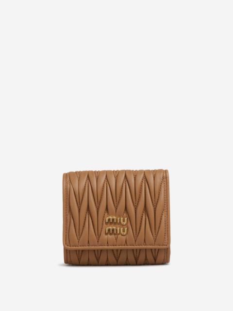 Miu Miu SMALL MATELASSÉ WALLET