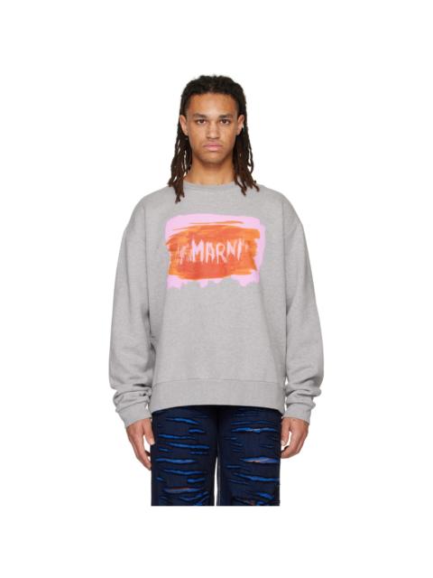 Marni Gray Crewneck Sweatshirt