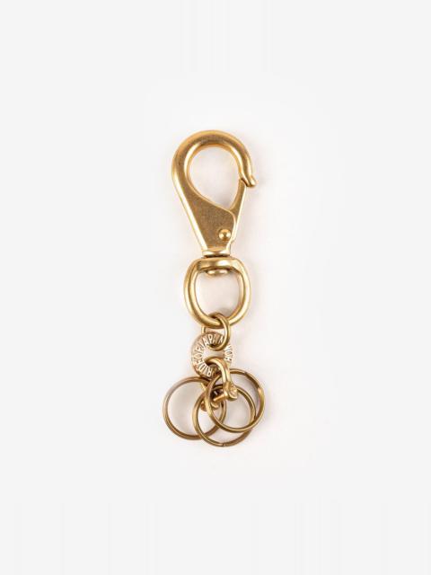 Iron Heart Brass-W8 Large Clip with Swivel and Rings - Brass