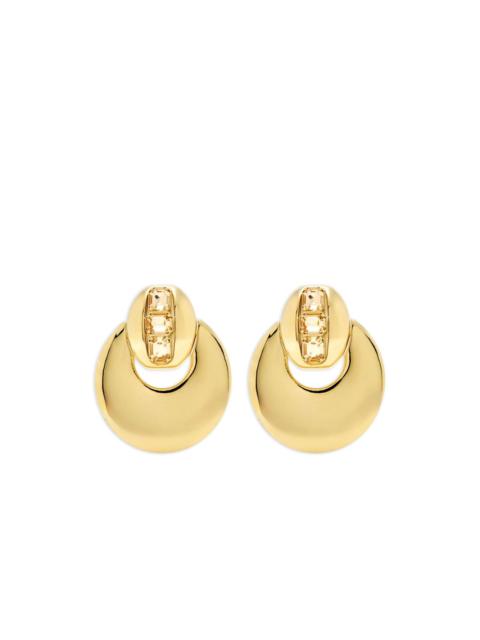 SAINT LAURENT crystal-embellished earrings