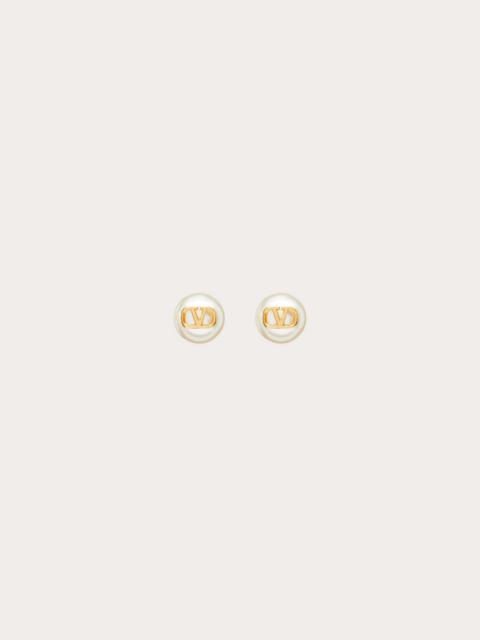 Valentino VLOGO SIGNATURE EARRINGS WITH PEARLS