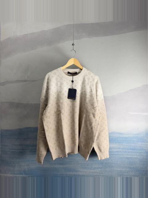 Louis Vuitton Louis Vuitton SS26 Khaki Gradient Monogram Knit Sweater