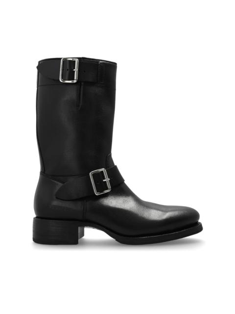 DSQUARED2 buckled leather boots
