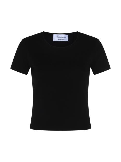 Blumarine black cotton t-shirt