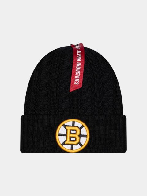 Nike BOSTON BRUINS X ALPHA X NEW ERA SHORT CUFF KNIT BEANIE
