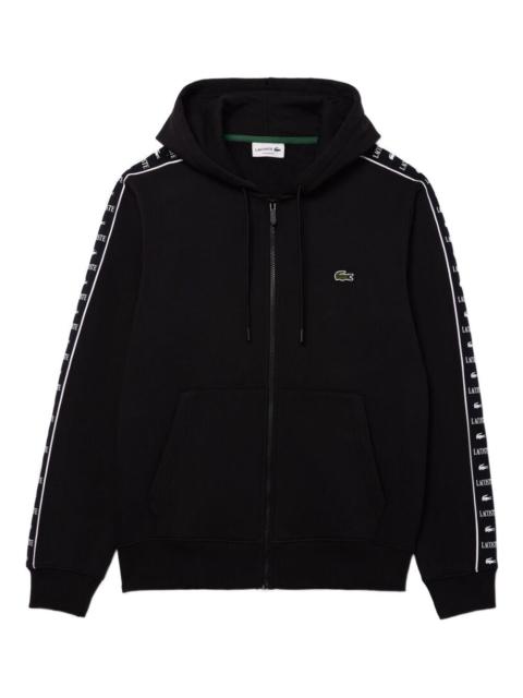 LACOSTE logo-patch hoodie