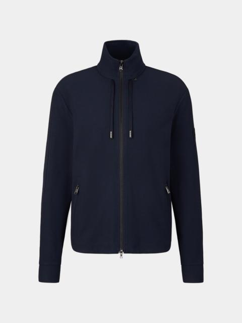 BOGNER Joshi Sweatshirt jacket in Navy blue
