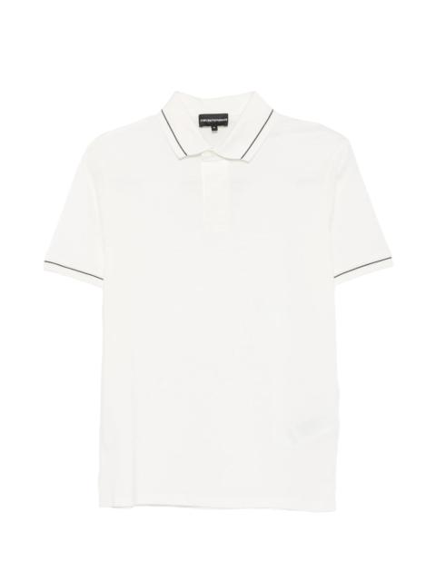 EMPORIO ARMANI Emporio Armani Contrast-trim Buttoned Polo Shirt