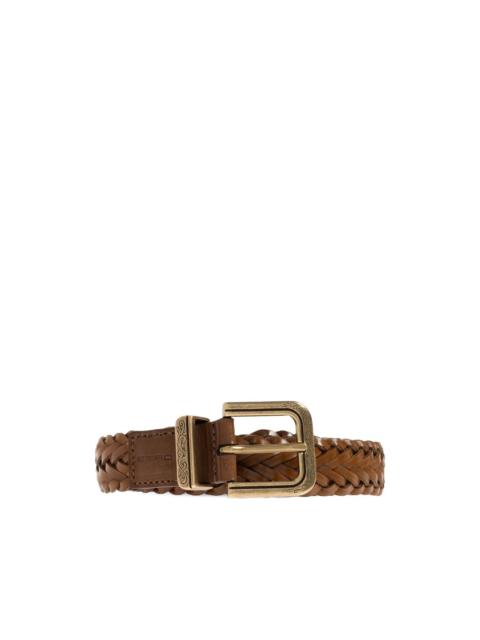 Etro woven leather belt