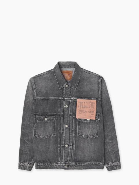 FULLCOUNT FULLCOUNT 2102BKHW TYPE 2 SELVEDGE DENIM JACKET DARTFORD BLACK