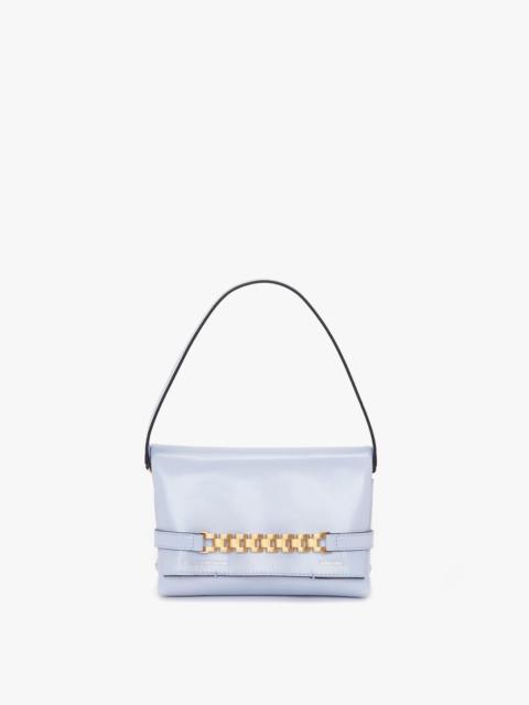 Victoria Beckham Mini Chain Pouch In Lilac Leather
