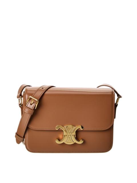 CELINE CELINE Teen Triomphe Leather Shoulder Bag