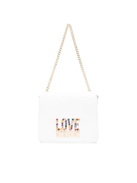 gem-embellished shoulder bag
