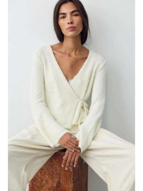 FREE PEOPLE Snowfall Wrap Sweater