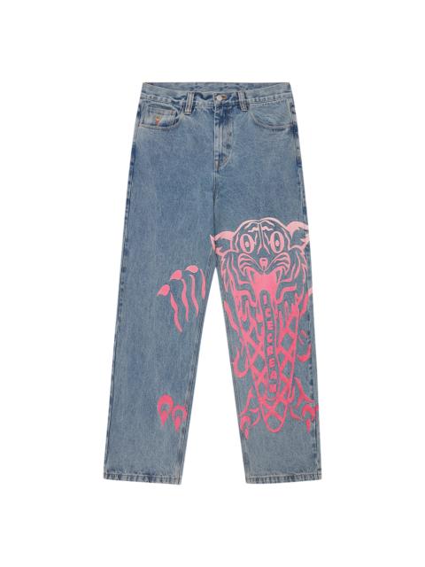 ICECREAM TIGER TRIPLE SCOOP DENIM PANTS