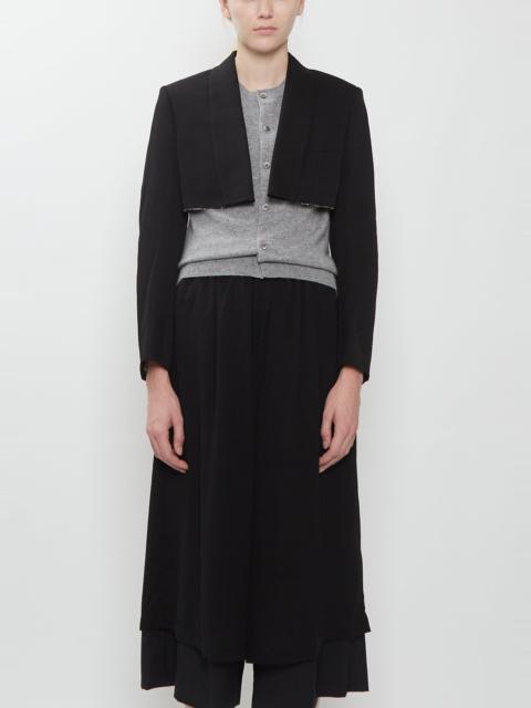 Comme des Garçons Comme des Garçons Wool Doeskin Cropped Jacket