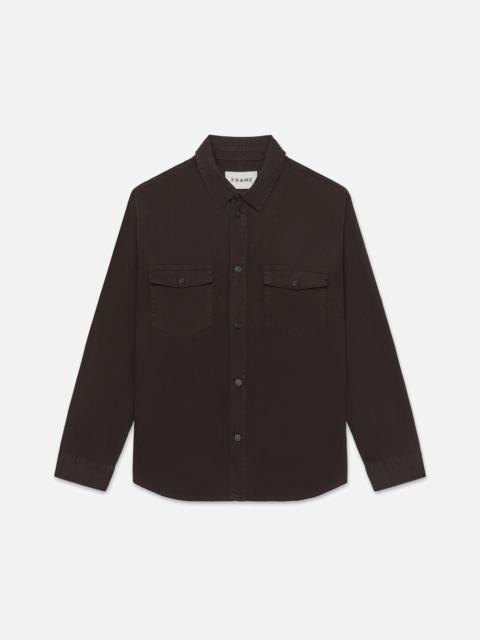 FRAME Fashion Denim Shirt in Marron