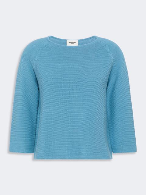 WEEKEND Max Mara ADDOTTO Cotton yarn sweater - LIGHT BLUE