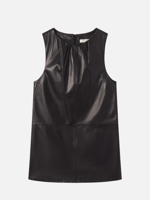 FRAME The Leather Gathered Dress