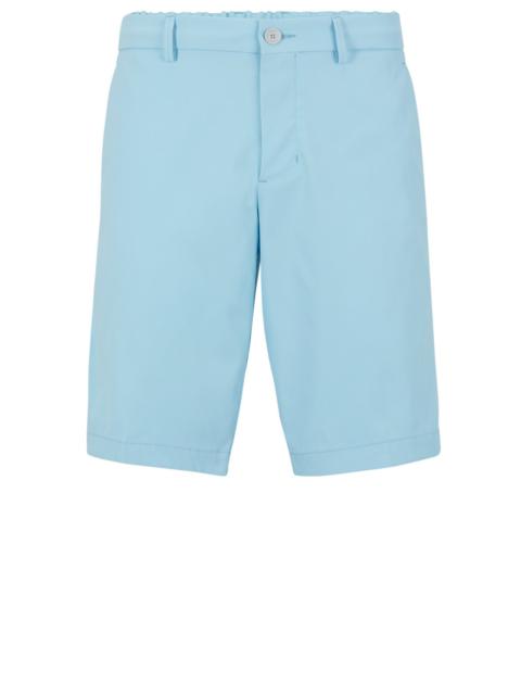 BOSS SLIM-FIT SHORTS IN WATER-REPELLENT TWILL