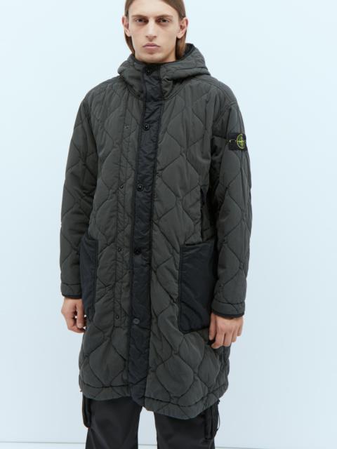 Quilted Compass Patch Coat