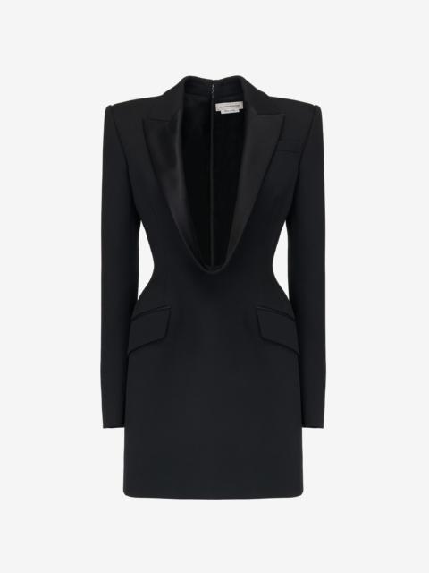 Women's Mini Jacket Dress in Black