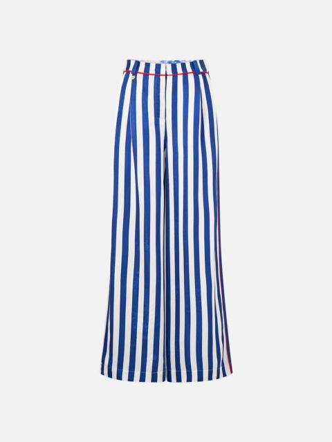 CAMILLA WIDE LEG WAISTED PANT SWEET SACRÉ BLEU