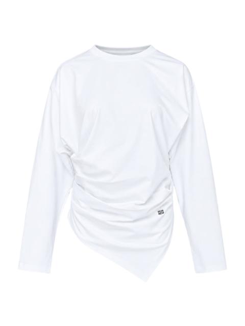 GANNI Heavy Stretch Draped Top