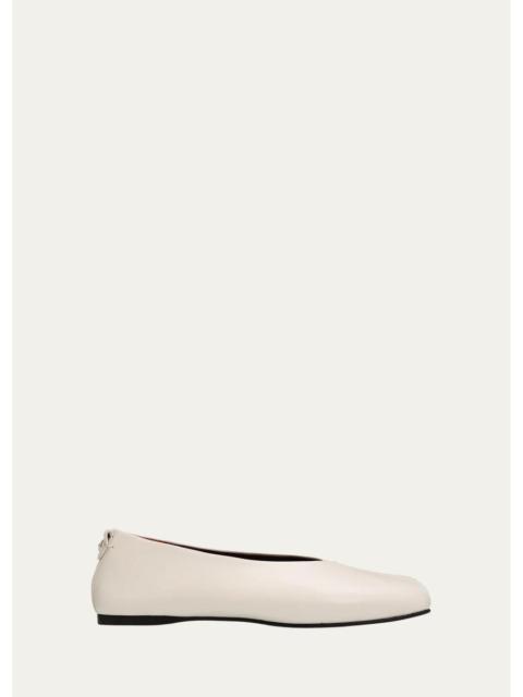 NODALETO Leather Ballerina Flats
