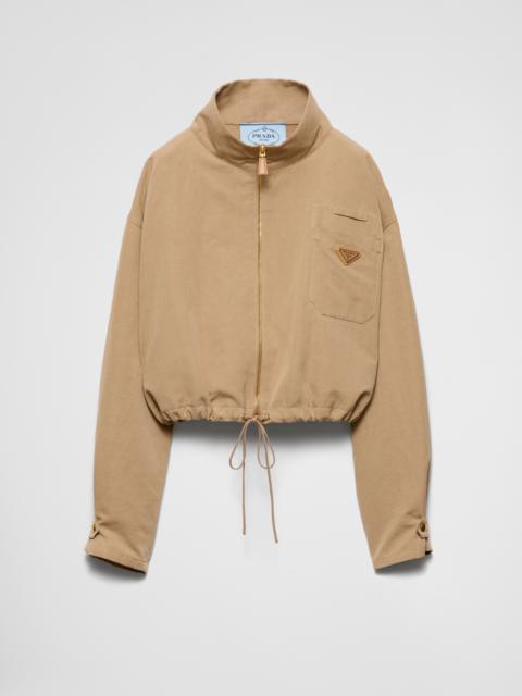 Panama cotton blouson jacket