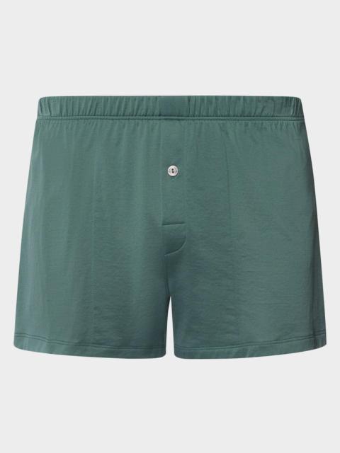 HANRO Men's Sporty Mercerized Cotton Boxers
