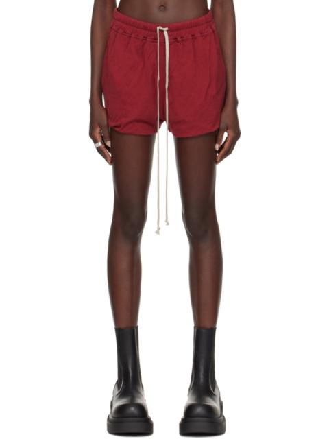 Rick Owens 사이드 슬릿 jersey 반바지