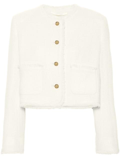 Miu Miu single-breasted tweed jacket