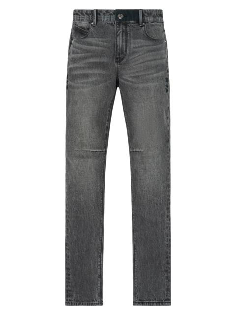 RTA Men's Exodus Bryant Logo-Embroidered Skinny Jeans - Midnight Ash