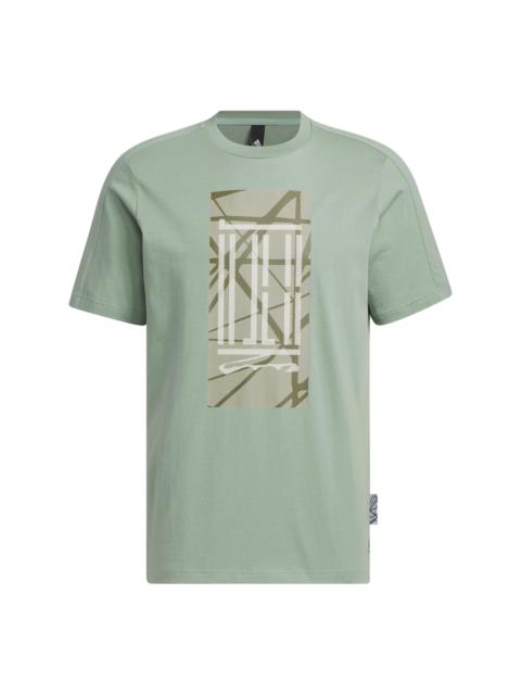 adidas adidas Wuji Sportswear T-shirts 'Olive Green' IA8148