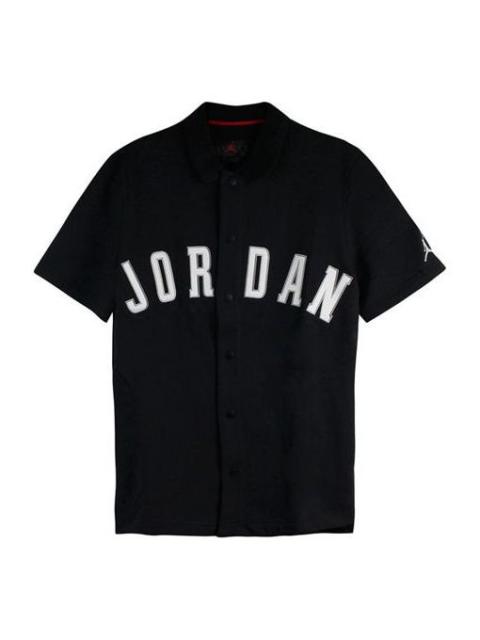 Jordan Air Jordan Athleisure Casual Sports Basketball Short Sleeve Black AJ1111-010