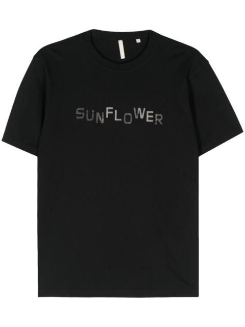 SUNFLOWER logo-print cotton T-shirt