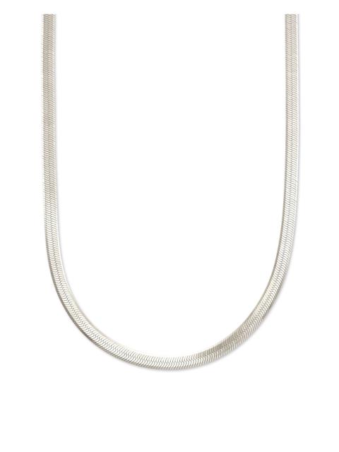 KENDRA SCOTT Herringbone Chain Necklace in Sterling Silver