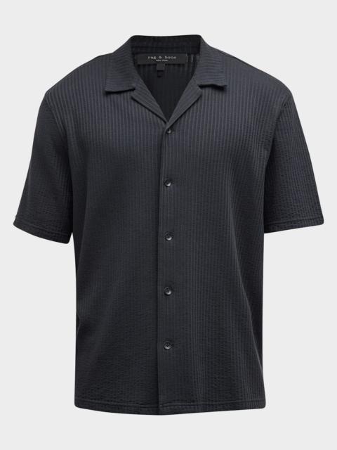 rag & bone Men's Avery Seersucker Camp Shirt