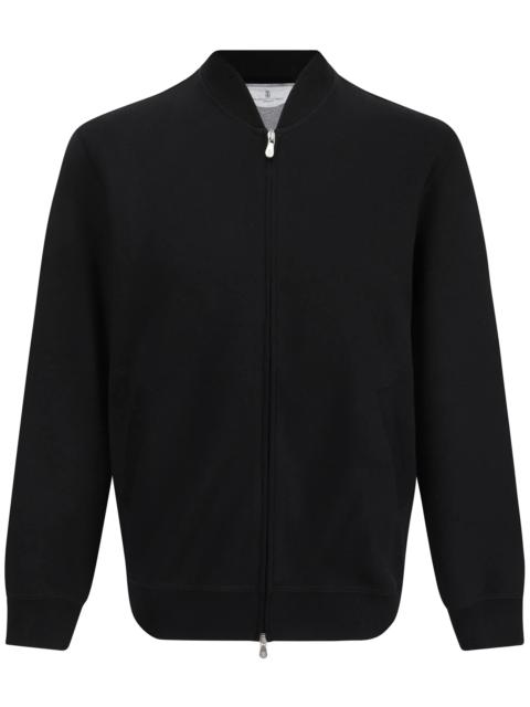 Brunello Cucinelli Brunello Cucinelli Cotton Zip-front Sweatshirt