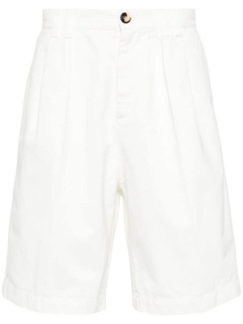Brunello Cucinelli pleat-detail straight-leg shorts