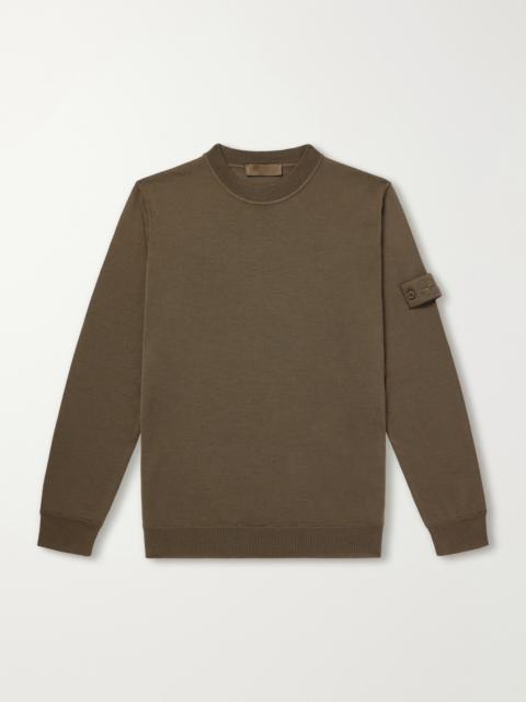 Stone Island STONE ISLAND GHOST Knitted Virgin Wool Sweater