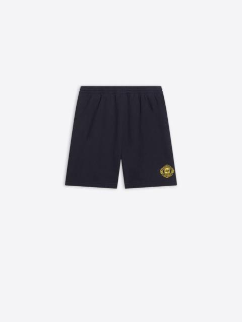 BALENCIAGA Men's Quest Sweat Shorts in Blue