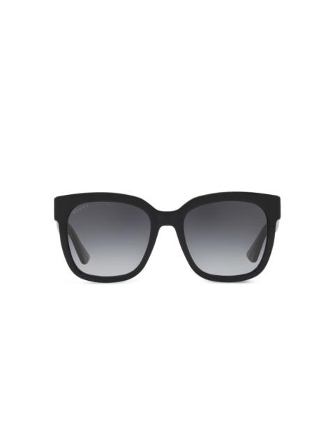 GUCCI Web-stripe sunglasses
