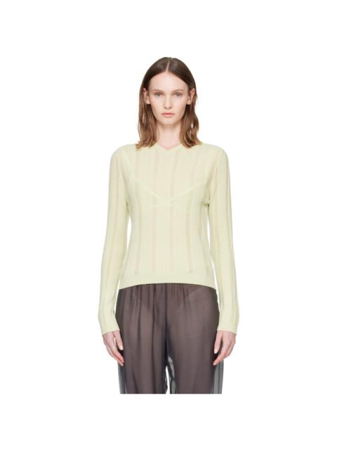 paloma wool Green Clot Sweater