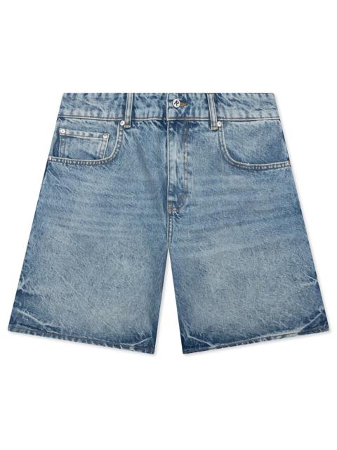 REPRESENT TAILORED DENIM SHORTS - BLUE