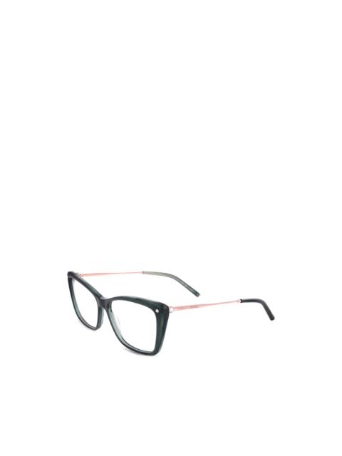 CAROLINA HERRERA glitter-effect cat-eye glasses