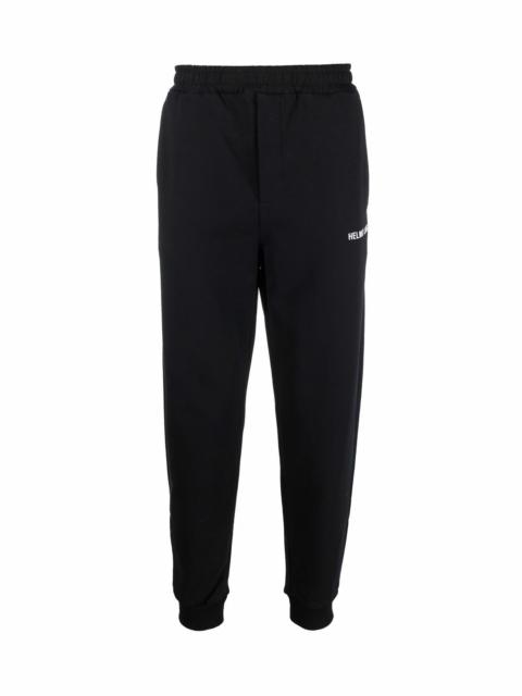 Helmut Lang LOGO-PRINT TAPERED TRACK PANTS